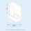 NES Home Nes Home White 1700mm Round Bath, 800mm Curved Bath Screen & Front Panel 6