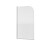 NES Home Nes Home White 1700mm Round Bath, 800mm Curved Bath Screen & Front Panel 4