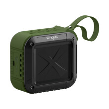 (Black) W-KING S7 Mini Wireless Bluetooth Waterproof Loudspeaker
