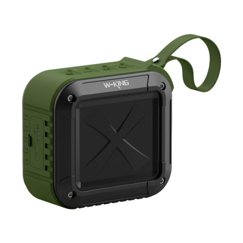 (Black) W-KING S7 Mini Wireless Bluetooth Waterproof Loudspeaker