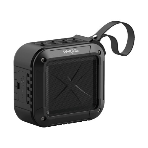 (Black) W-KING S7 Mini Wireless Bluetooth Waterproof Loudspeaker 2