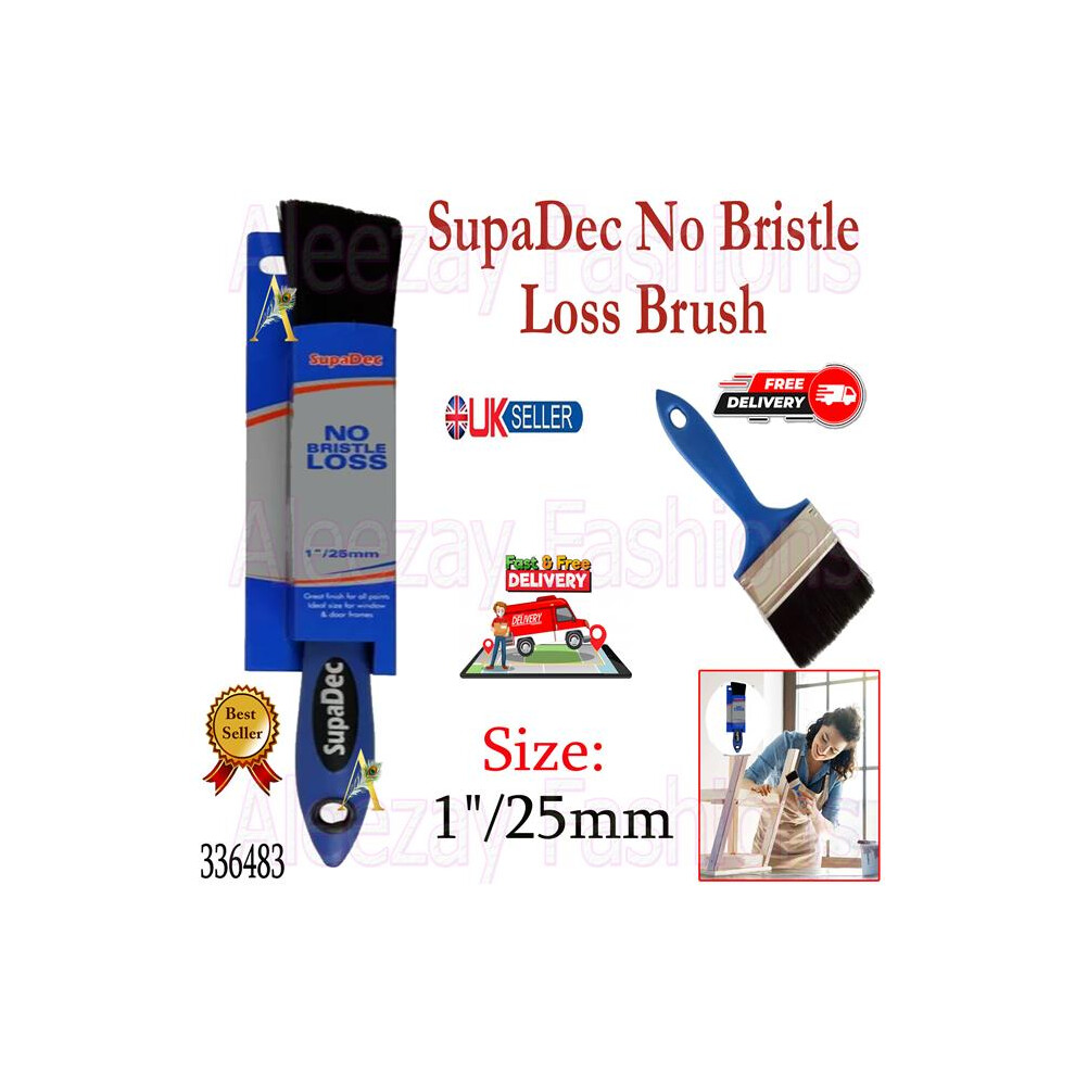 Diy Decorating General Multi-Purpose No Bristle Loss Brush 1"/25Mm 5017193425560