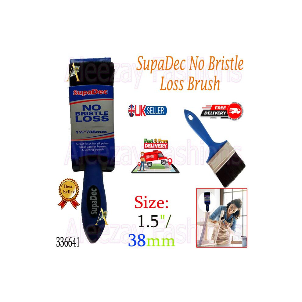 Diy Decorating General Multi-Purpose No Bristle Loss Brush 1.5"/38Mm 5017193425584