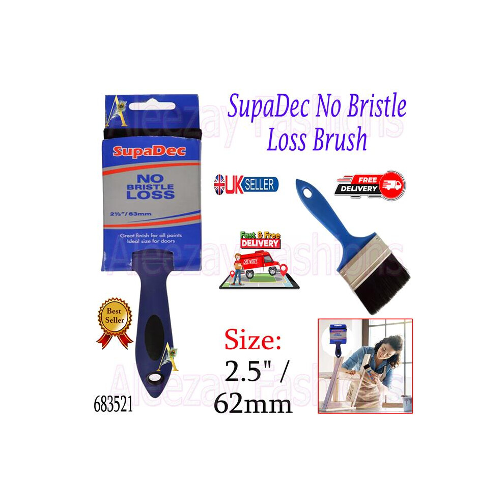 Diy Decorating General Multi-Purpose No Bristle Loss Brush 2.5"/62Mm 5017193683540