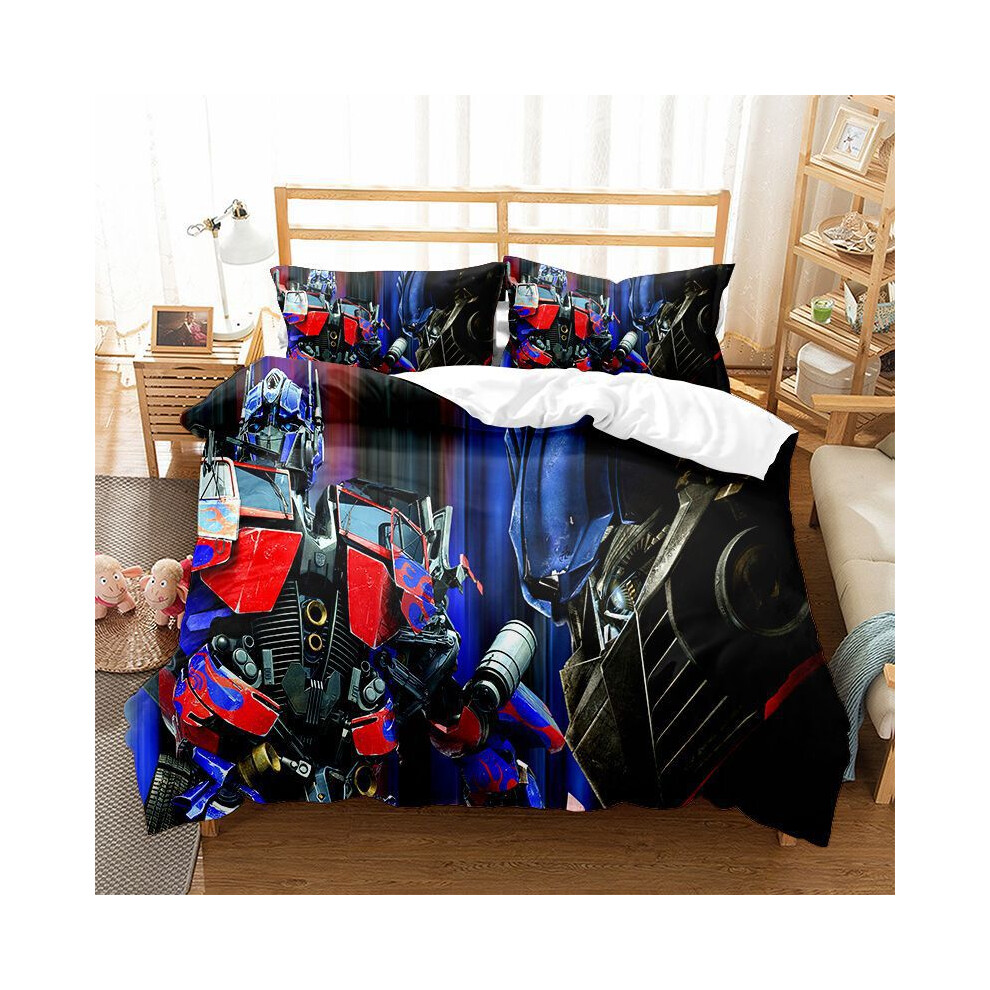 Stbnvf (Kt9, Double 200*200Cm) Bedding Duvet Cover Set Gift For Transformers Fans