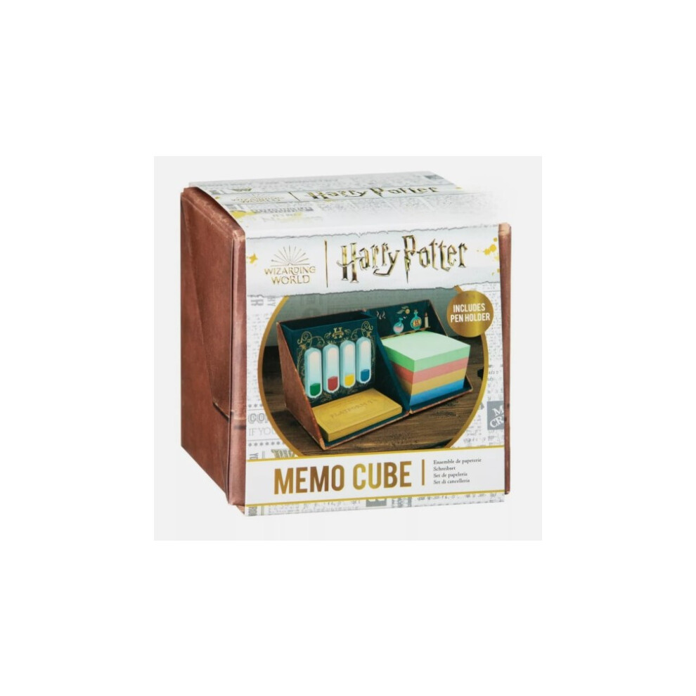 Ra-Homestore Harry Potter Memo Cube - Pen Holder/Memo Pad/Sticky Notes/Sticky Tabs