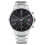 Tommy Hilfiger TOMMY HILFIGER 1710413 MEN'S WATCH SILVER STRAP BLACK DIAL SILVER CASE 2