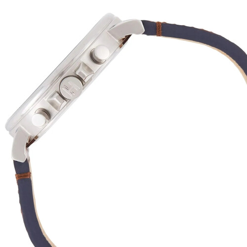 Tommy Hilfiger TOMMY HILFIGER 1710416 MEN'S WATCH BROWN STRAP GREY DIAL SILVER CASE 2