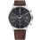 Tommy Hilfiger TOMMY HILFIGER 1710416 MEN'S WATCH BROWN STRAP GREY DIAL SILVER CASE 2