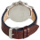 Tommy Hilfiger TOMMY HILFIGER 1710416 MEN'S WATCH BROWN STRAP GREY DIAL SILVER CASE 4