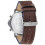 Tommy Hilfiger TOMMY HILFIGER 1710416 MEN'S WATCH BROWN STRAP GREY DIAL SILVER CASE 7