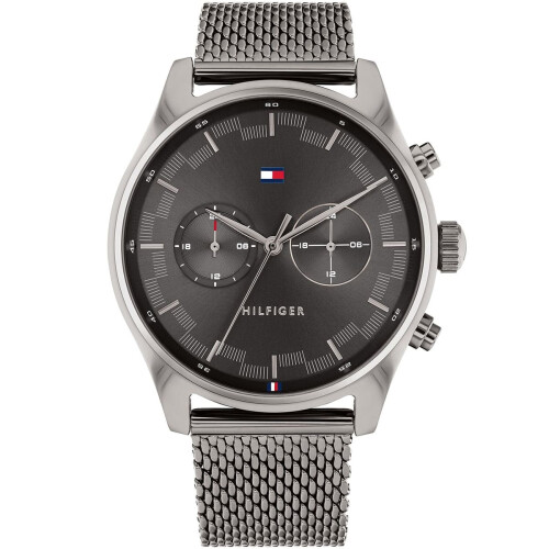 Tommy Hilfiger TOMMY HILFIGER 1710421 MEN'S WATCH GREY STRAP GREY DIAL GREY CASE 1