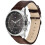 Tommy Hilfiger TOMMY HILFIGER 1710422 MEN'S WATCH BROWN STRAP GREY DIAL SILVER CASE 5