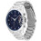 Tommy Hilfiger TOMMY HILFIGER 1710448 MEN'S WATCH SILVER STRAP BLUE DIAL SILVER CASE 3