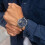 Tommy Hilfiger TOMMY HILFIGER 1710448 MEN'S WATCH SILVER STRAP BLUE DIAL SILVER CASE 8