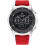 Tommy Hilfiger TOMMY HILFIGER 1710490 MEN'S WATCH RED STRAP BLACK DIAL SILVER CASE 2