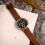 Tommy Hilfiger TOMMY HILFIGER 1710496 MEN'S WATCH BROWN STRAP BLUE DIAL SILVER CASE 1