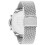 Tommy Hilfiger TOMMY HILFIGER 1710498 MEN'S WATCH SILVER STRAP BLACK DIAL SILVER CASE 4