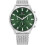 Tommy Hilfiger TOMMY HILFIGER 1710499 MEN'S WATCH SILVER STRAP GREEN DIAL SILVER CASE 3