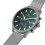 Tommy Hilfiger TOMMY HILFIGER 1710499 MEN'S WATCH SILVER STRAP GREEN DIAL SILVER CASE 4