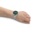 Tommy Hilfiger TOMMY HILFIGER 1710499 MEN'S WATCH SILVER STRAP GREEN DIAL SILVER CASE 9