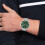 Tommy Hilfiger TOMMY HILFIGER 1710499 MEN'S WATCH SILVER STRAP GREEN DIAL SILVER CASE 10