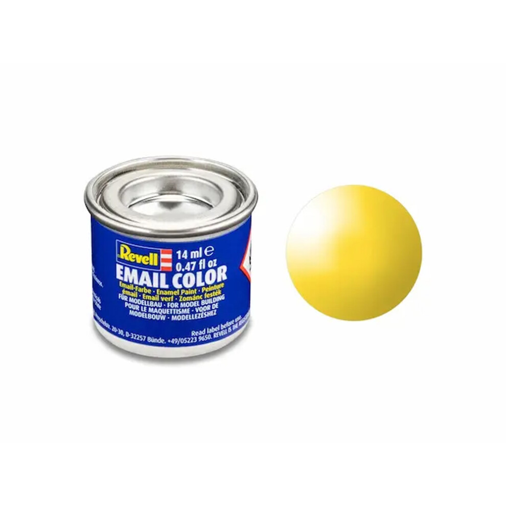 Revell Gloss Yellow (RAL 1018) Email Colour Enamel - 14ml Model Paint No.12