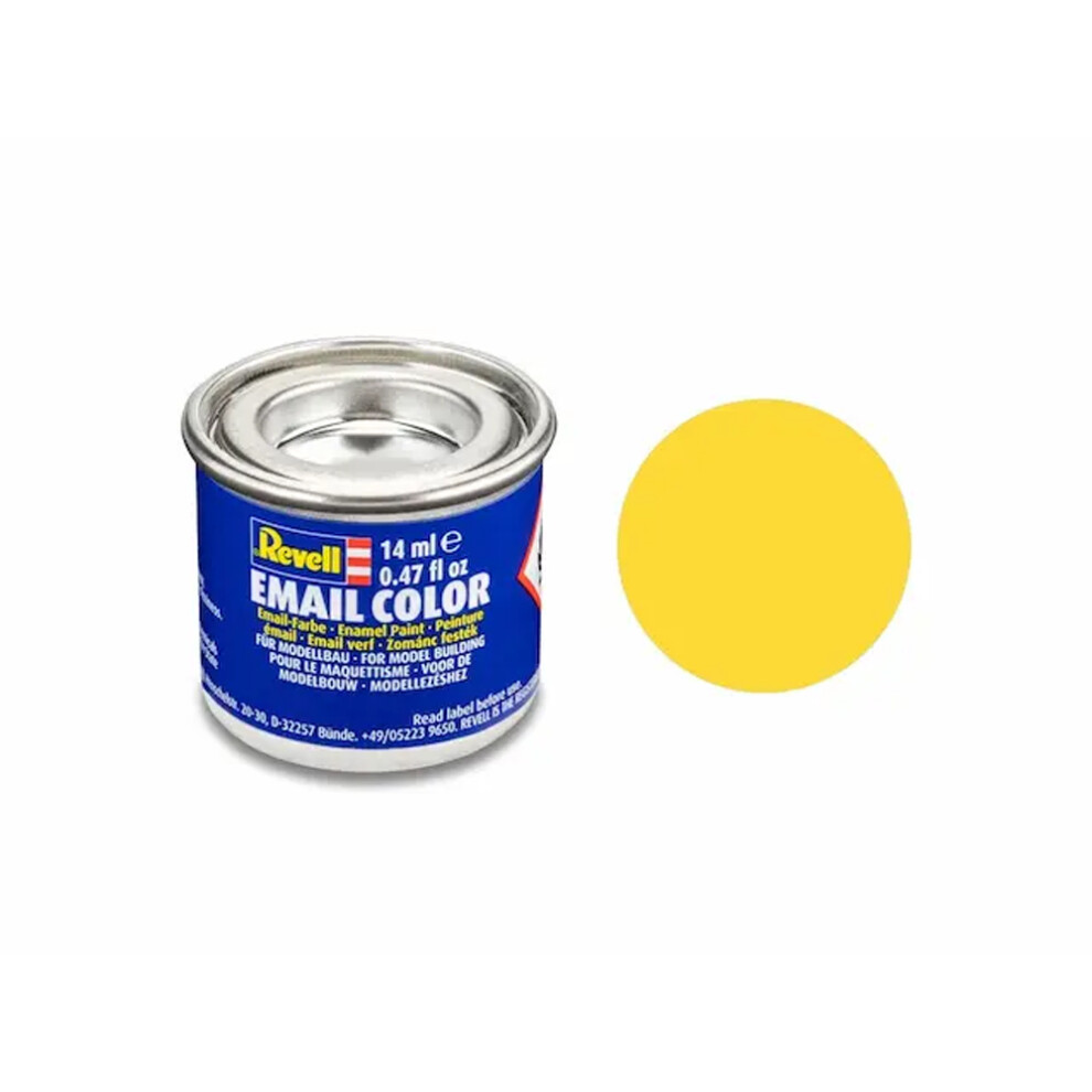 Revell Matt Yellow (RAL 1017) Email Colour Enamel - 14ml Model Paint No.15