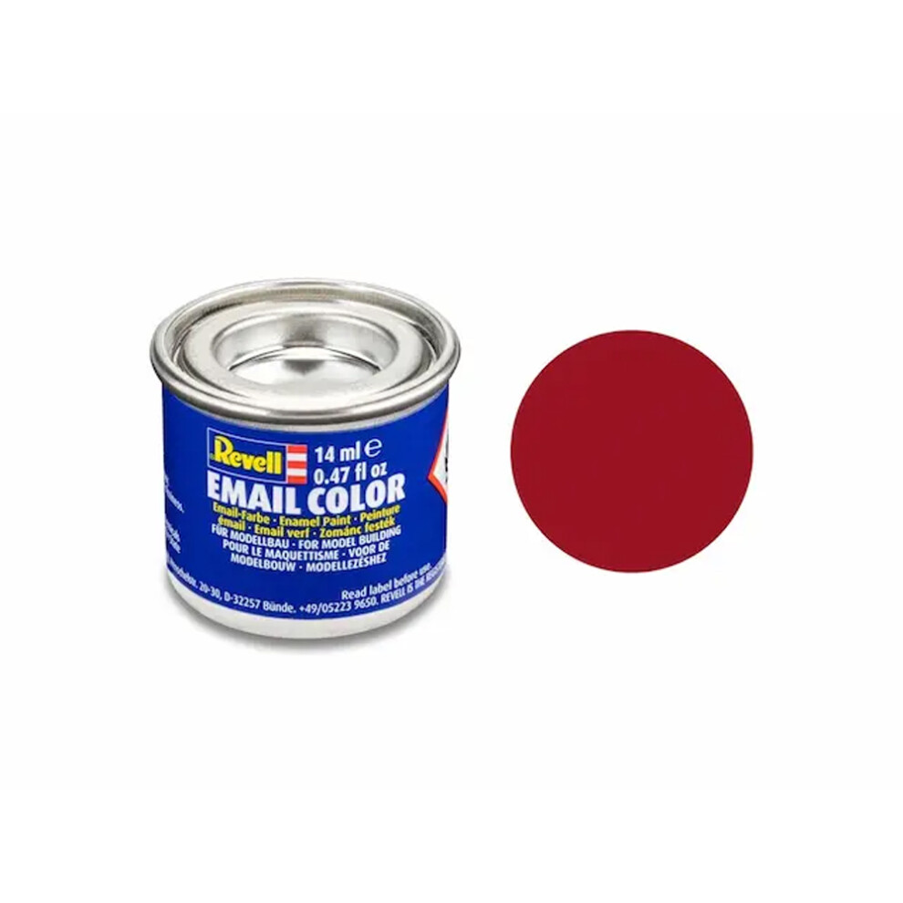 Revell Matt Carmine Red (RAL 3002) Email Colour Enamel - 14ml Model Paint No.36