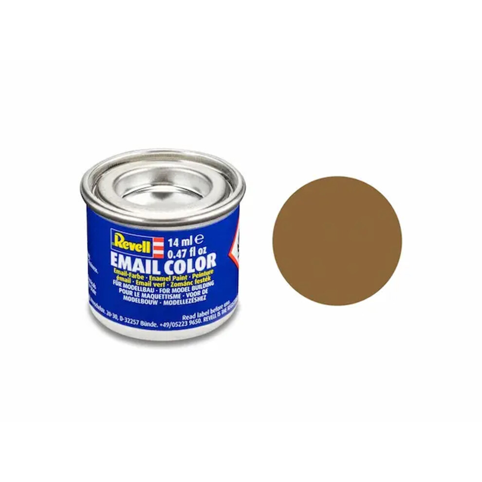 Revell Matt RAF Dark Earth Email Colour Enamel - 14ml Model Paint No.82