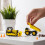 Tonka Tonka Mini Classics 2-Pack Dump Truck & Bulldozer w/Accessories 3
