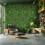 Living And Home 40x60cm Artificial Plant Wall Hedge Greenery Panel 4