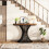 Tribesigns Tribesigns Console Table, Industrial Entryway Table with  Metal Base 3