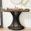 Tribesigns Tribesigns Console Table, Industrial Entryway Table with  Metal Base 1