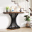 Tribesigns Tribesigns Console Table, Industrial Entryway Table with  Metal Base 5