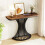 Tribesigns Tribesigns Console Table, Industrial Entryway Table with  Metal Base 8