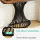 Tribesigns Tribesigns Console Table, Industrial Entryway Table with  Metal Base 10