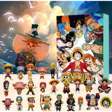 One Piece Luffy Zoro Figure 24 Advent Calendar Action Figure Toy Kids Gift