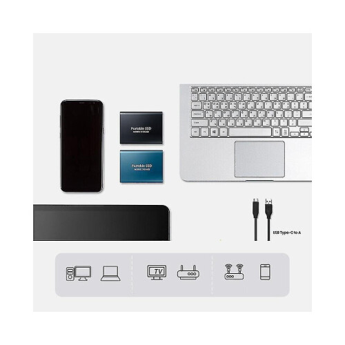 Hard Disk, 2TB Portable External Hard Disk, Waterproof And Shockproof 1