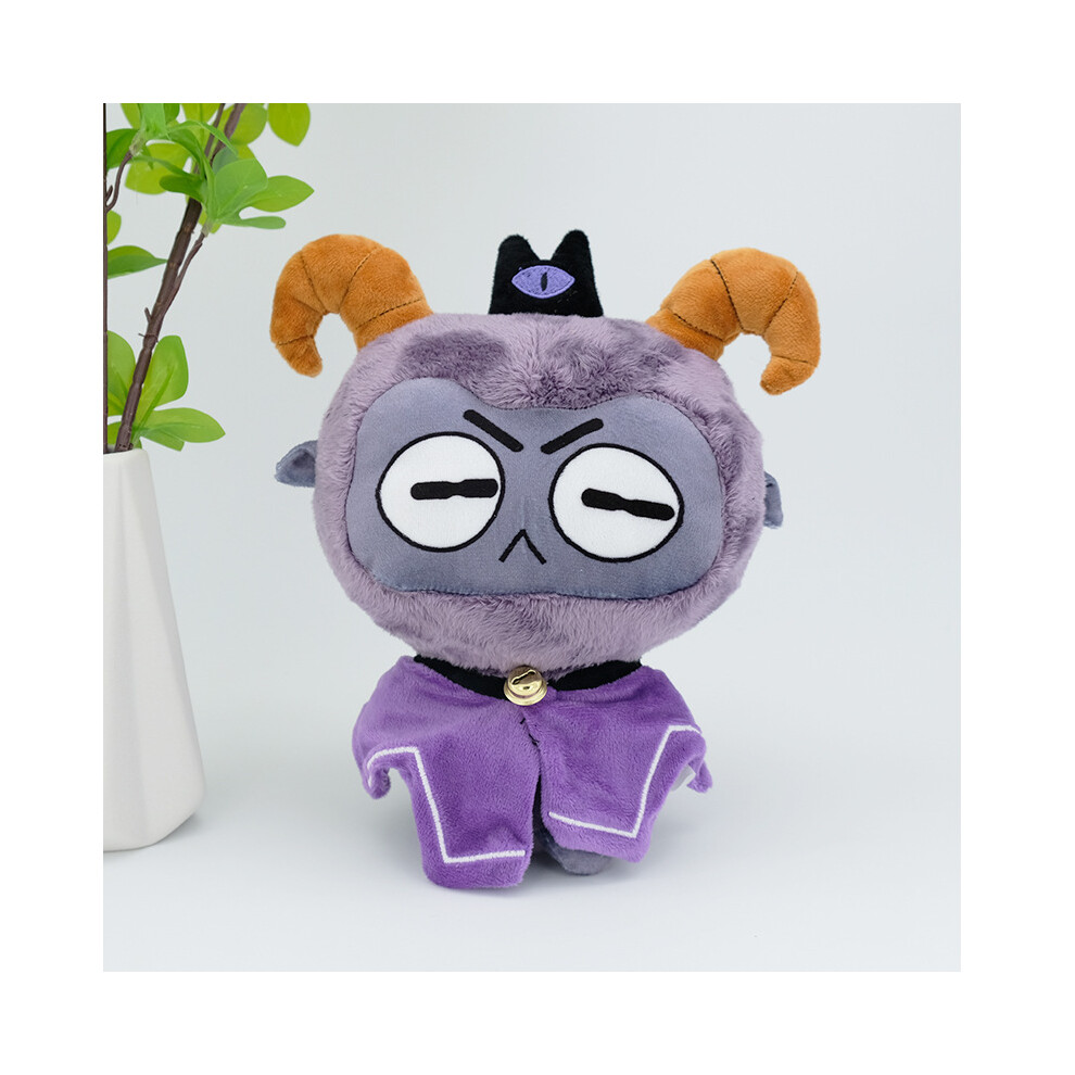 Veishet () Cult Of The Lamb Sheep Plush Toy Doll Cartoon Game Decoration Gift Purple/Black/White