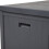 430L Garden Cushion Storage Box Waterproof Grey 6