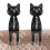 (black) Clothes Cat Shape Clothespins Towel Pins 2pcs Non Slip Traceless Air Drying Laundry Clips Clothes Pin For Bathroom Laundry 1