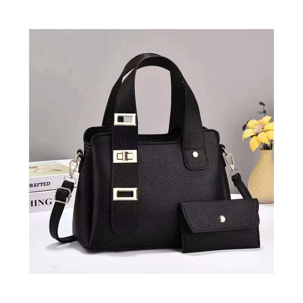 Sloert (Black) Fashion Sophisticated Womens Handbag Stylish Large Capacity Tote For Every Occasion
