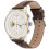 Tommy Hilfiger TOMMY HILFIGER 1710501 MEN'S WATCH BROWN STRAP SILVER DIAL SILVER CASE 4