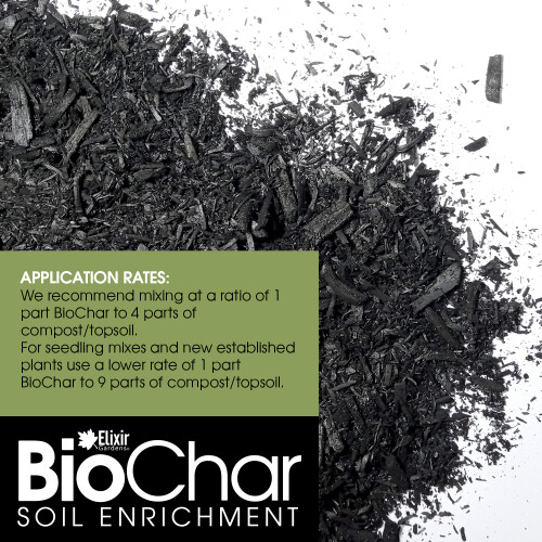 Elixir Garden Supplies (20L, Polythene Bag) BioChar Soil Improver & Enricher 2