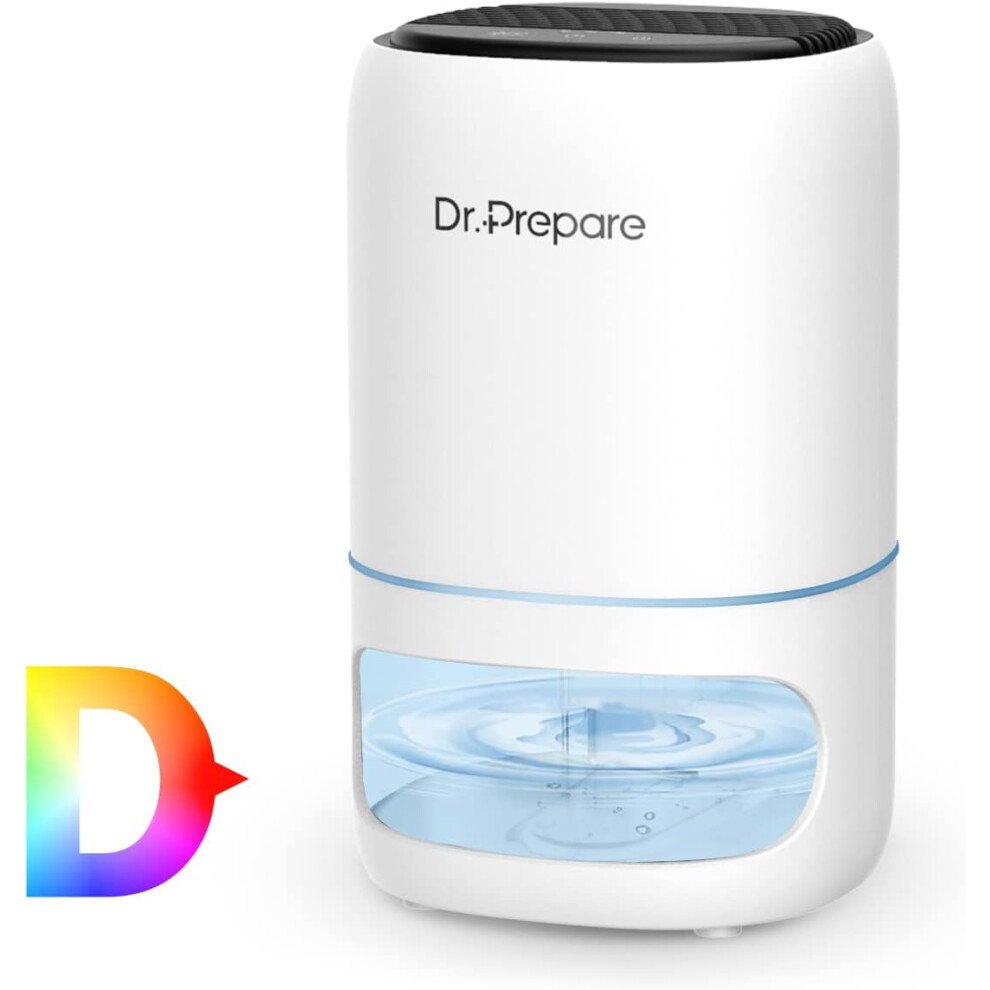 Home dehumidifier, 2 in 1 dehumidifier and air purifier with filter, automatic shut-off and timer, ultra-quiet, low energy consumption Dehumidifier