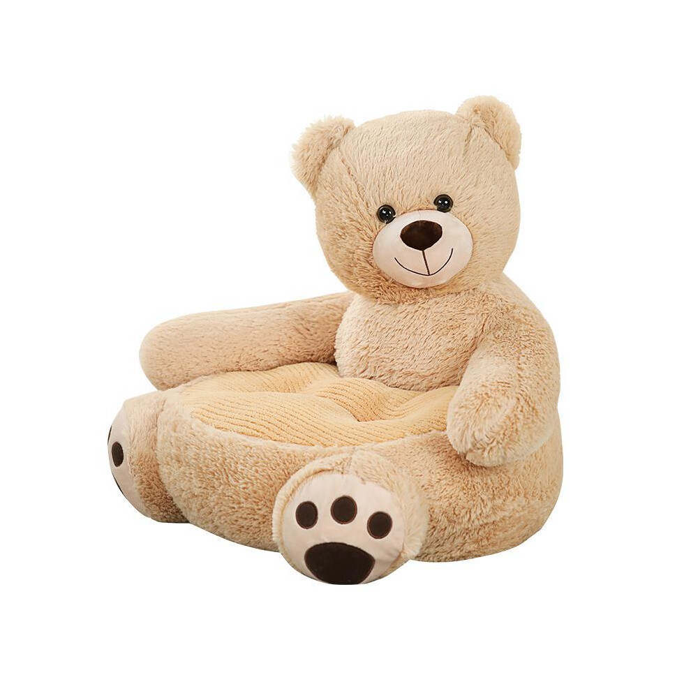(Light brown bear) Child Gifts Kids Plush Sofa Seat Bear Panda Soft Chair Toddlers Armchair Cushion-image-OPC-PFD8DSD-NEW