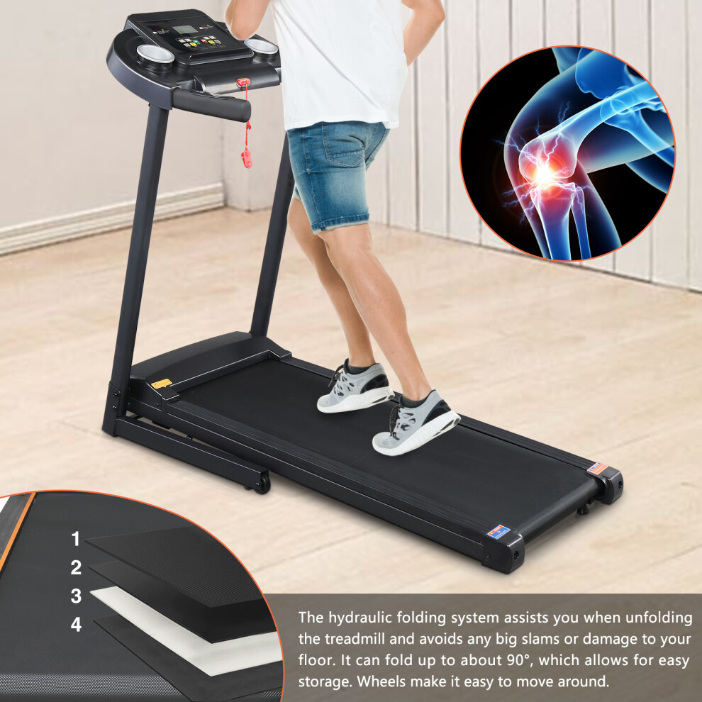 Electric Motorised Treadmill Jogging Home Gym Fitness Folding Running Machine