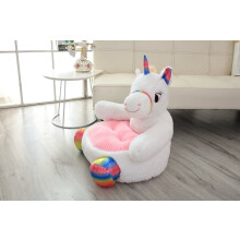 (Unicorn) Child Gifts Kids Plush Sofa Seat Bear Panda Soft Chair Toddlers Armchair Cushion