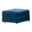 (Blue, Footstool) Fernando Plush Velvet Corner Sofa Range 1